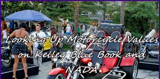 Looking Up Motorcycle Values on Kelley Blue Book and NADA